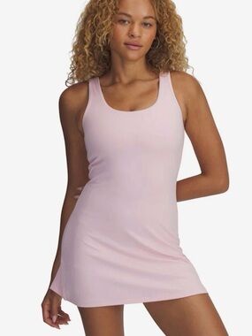Under Armour Motion Athletic Dress XXL Pink Built In Shorts NWT